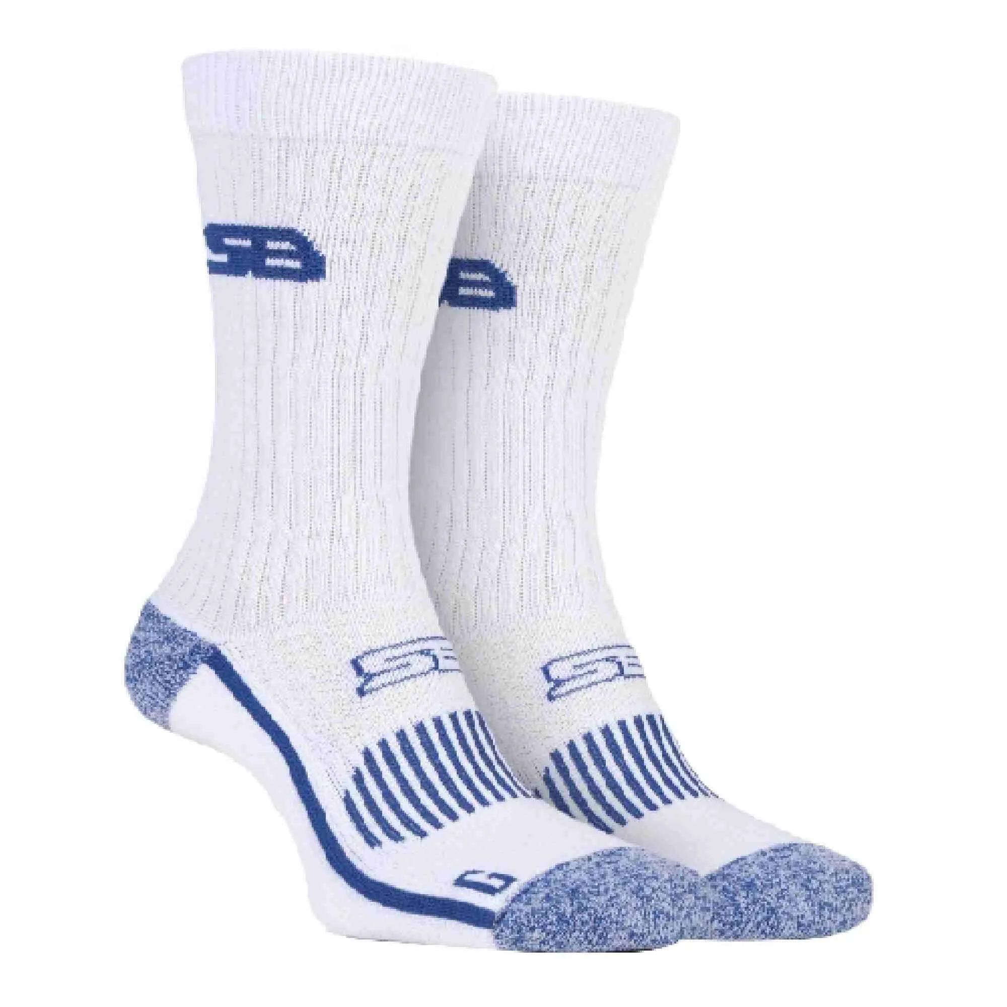 1 Pack Mens Cotton Sport Socks with Terry Cushioned Reinforced Foot