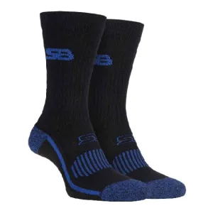 1 Pack Mens Cotton Sport Socks with Terry Cushioned Reinforced Foot