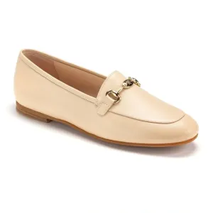 1375 - Nude Soft Leather Flat Loafer for Girl/Boy by London Kids