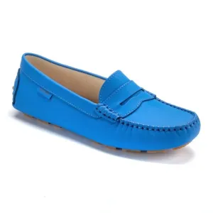 2582 - Blue Sahara Girls Mocassin Loafer