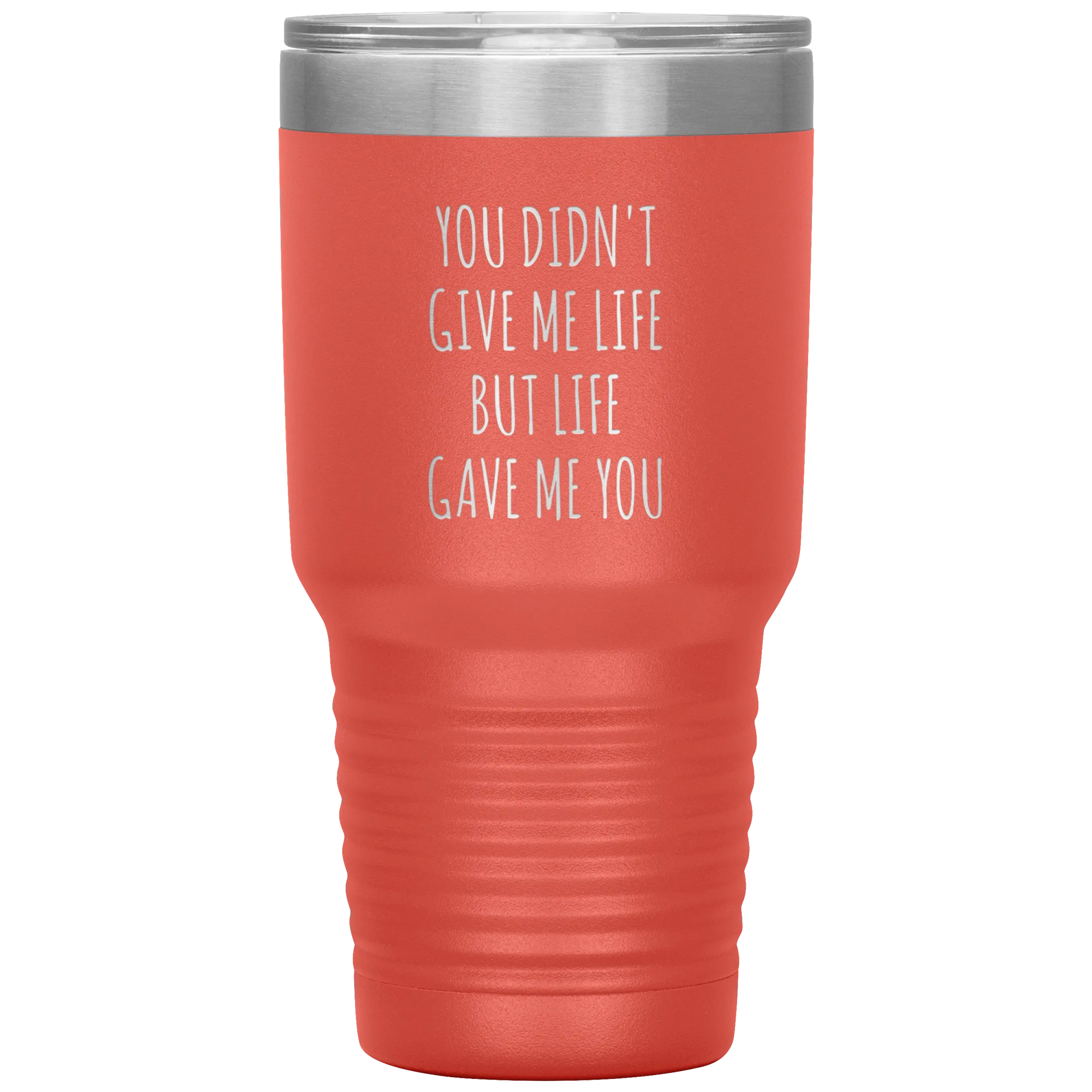 Adoptive Mom Gift Adopted Mother's Day Foster Parents Adoptive Parent Life Gave Me You Tumbler Insulated Hot Cold Travel Coffee Cup BPA Free