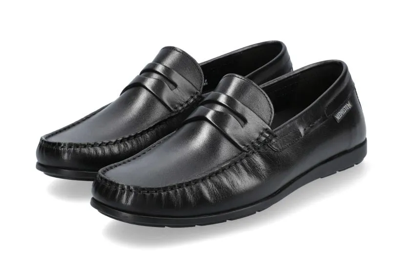 'Alyon' men's moccassin - Black