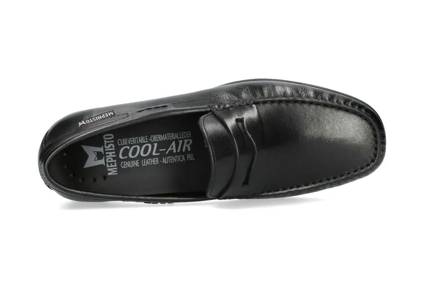 'Alyon' men's moccassin - Black