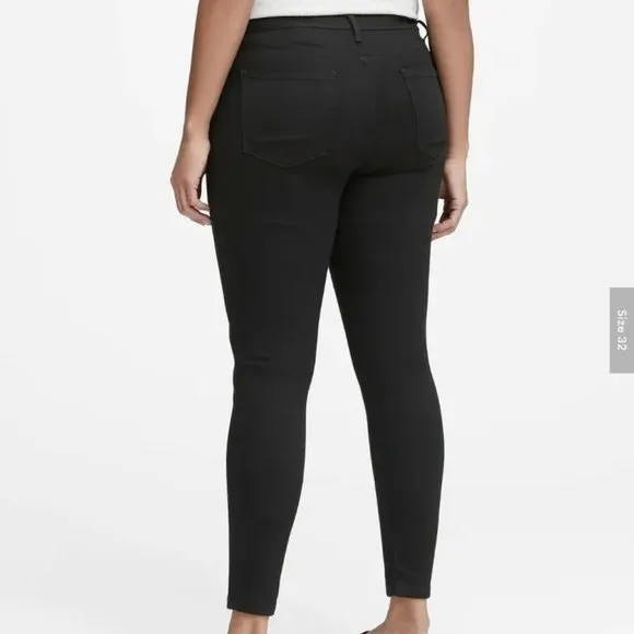 Banana Republic High-Rise Legging Ankle Jean size 27R Black