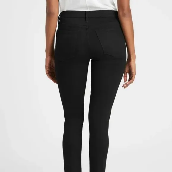Banana Republic High-Rise Legging Ankle Jean size 27R Black