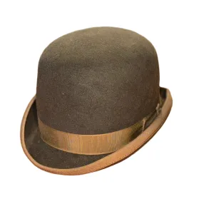 Beaver Brand, Custom-Dyed Dark Brown, 6 7/8 Derby