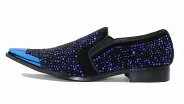 Bolano Desta Smoking Slipper Royal Blue