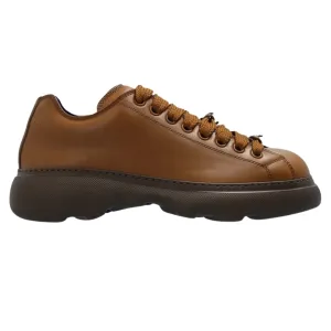 Burberry 8080016 Burberry Ranger Leather Trainers Wood Brown Ranger Shoe Male