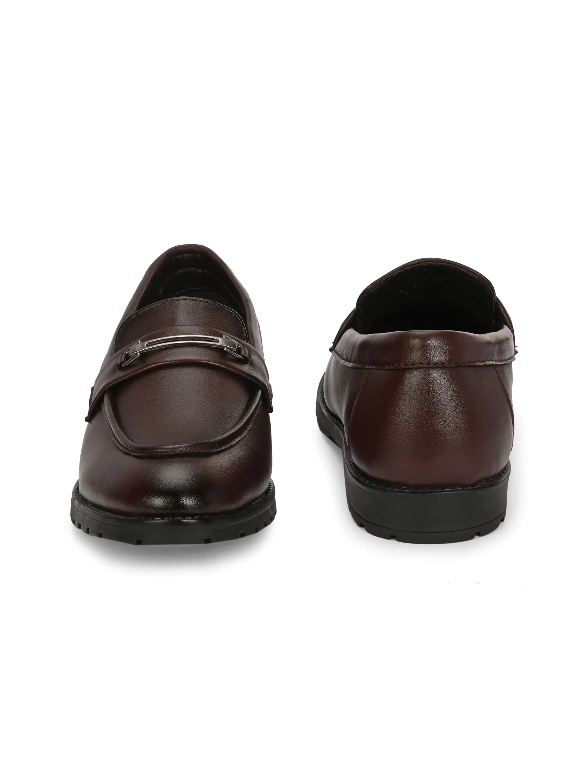 CARLO ROMANO BY WASAN BROWN COLOUR VEGAN LEATHER MOCCASIN FOR MEN