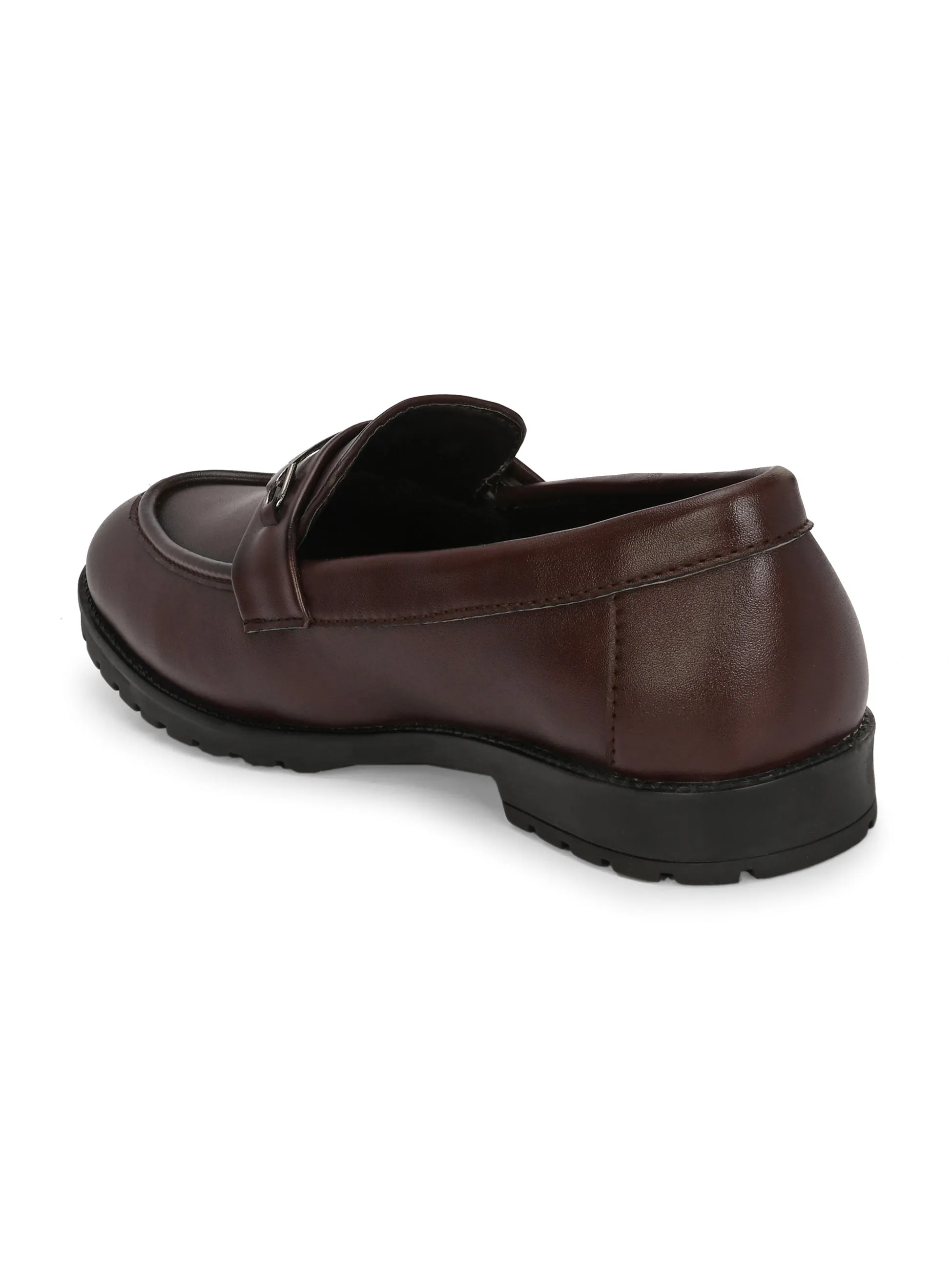 CARLO ROMANO BY WASAN BROWN COLOUR VEGAN LEATHER MOCCASIN FOR MEN