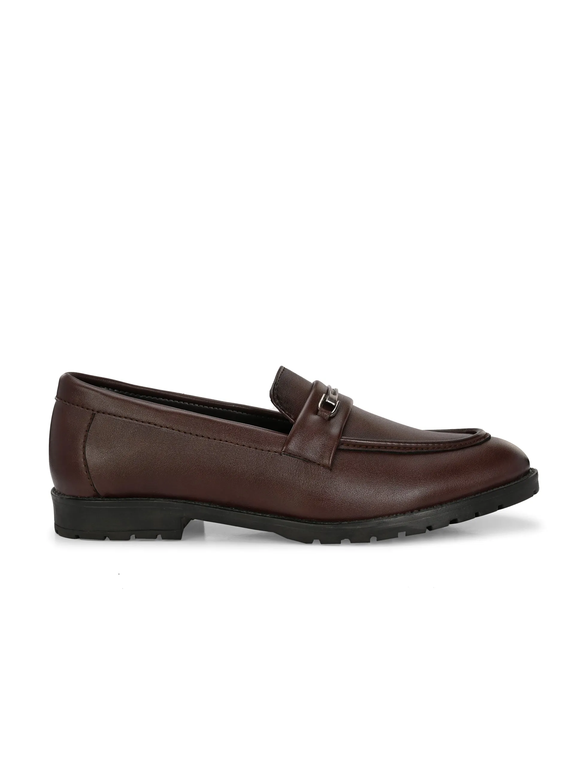CARLO ROMANO BY WASAN BROWN COLOUR VEGAN LEATHER MOCCASIN FOR MEN