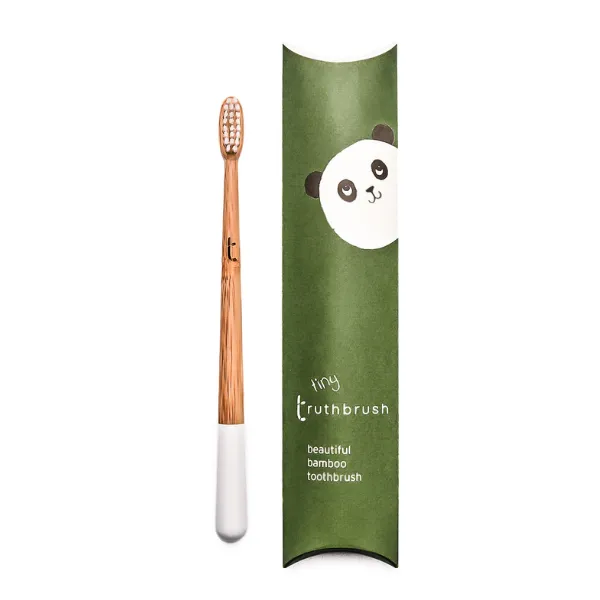 Children's Tiny Truthbrush Bamboo Toothbrush & Travel Case Set