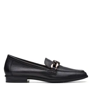 Clarks Women's Sarafyna Iris Black Leather 26174917