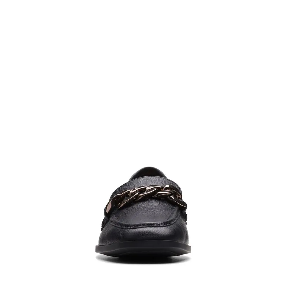 Clarks Women's Sarafyna Iris Black Leather 26174917