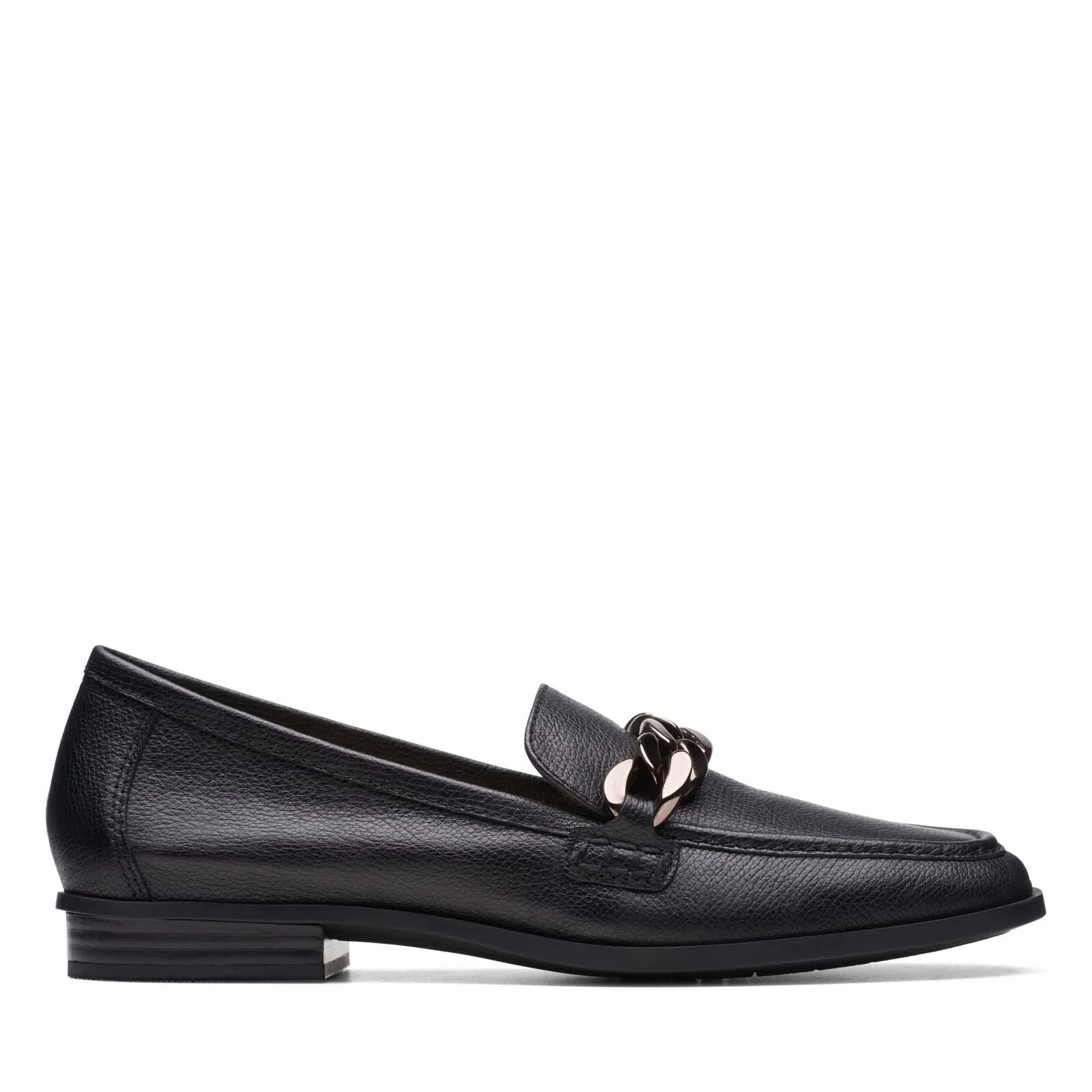 Clarks Women's Sarafyna Iris Black Leather 26174917