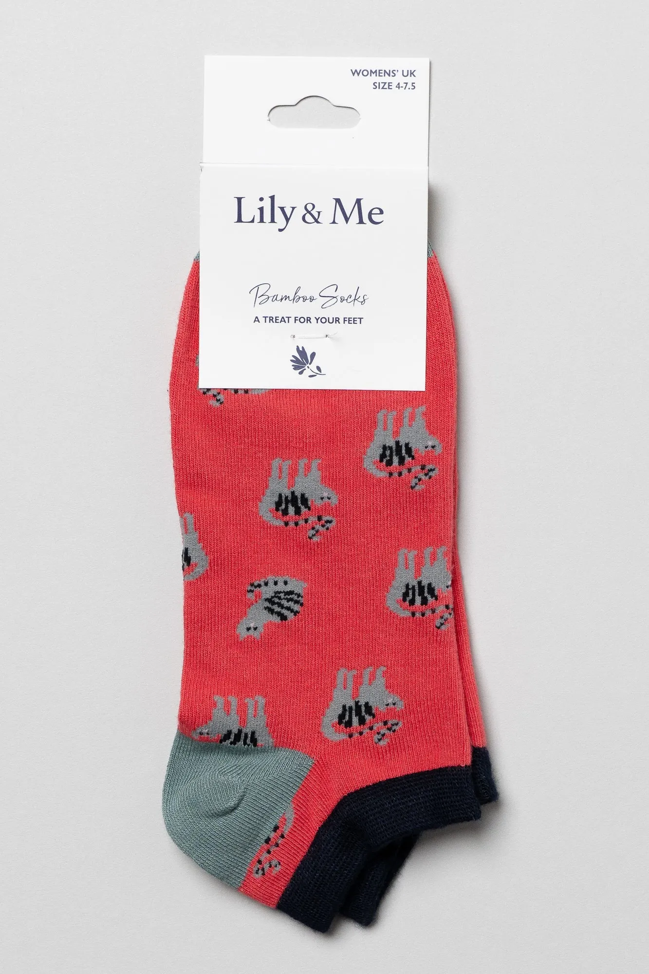 Claudia Cat Trainer Socks and Keyring Giftbox