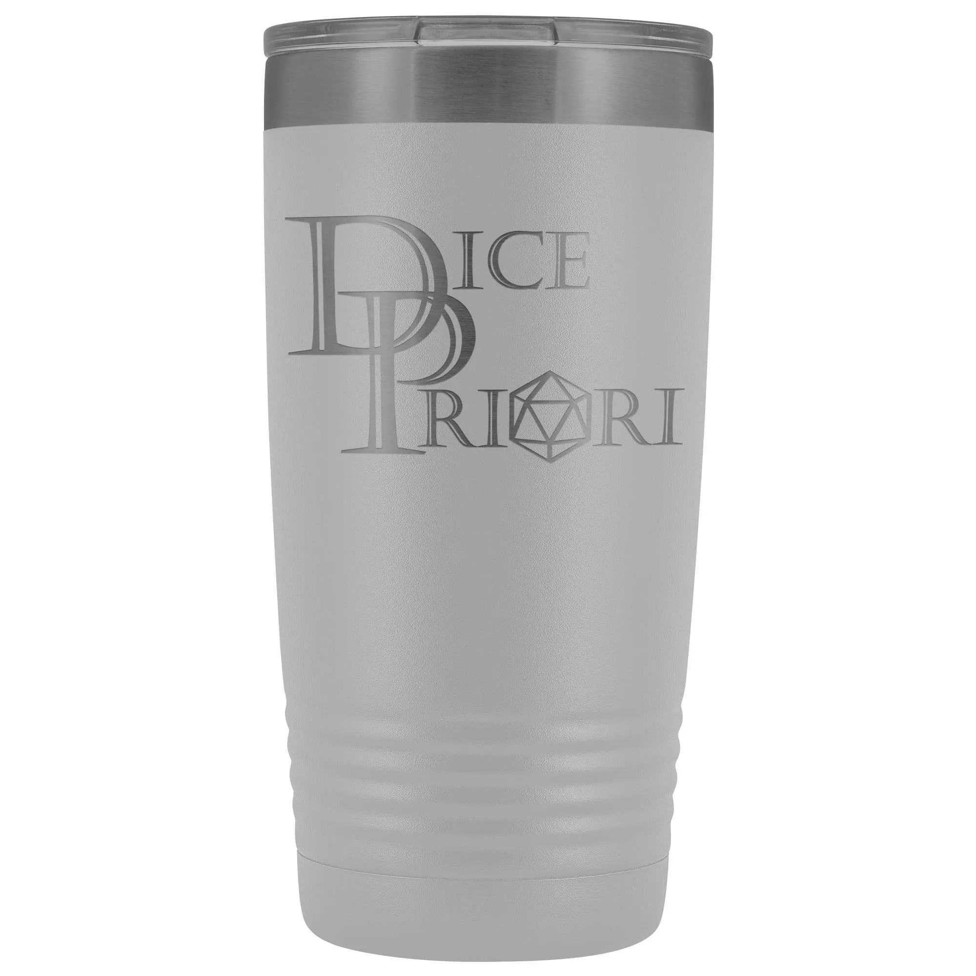 Dice Priori Classic Text Logo 20oz Vacuum Tumbler