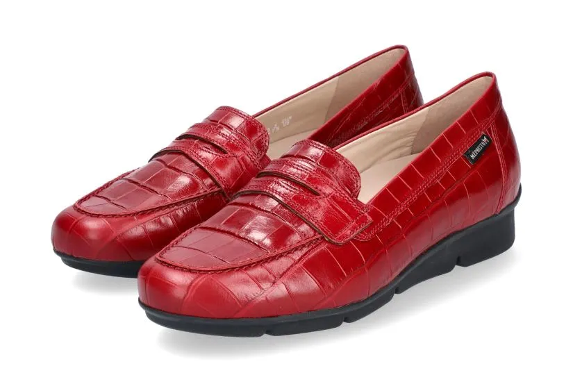 'Diva' women's moccasin - Red