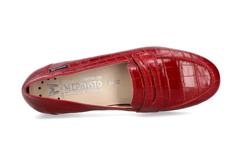 'Diva' women's moccasin - Red