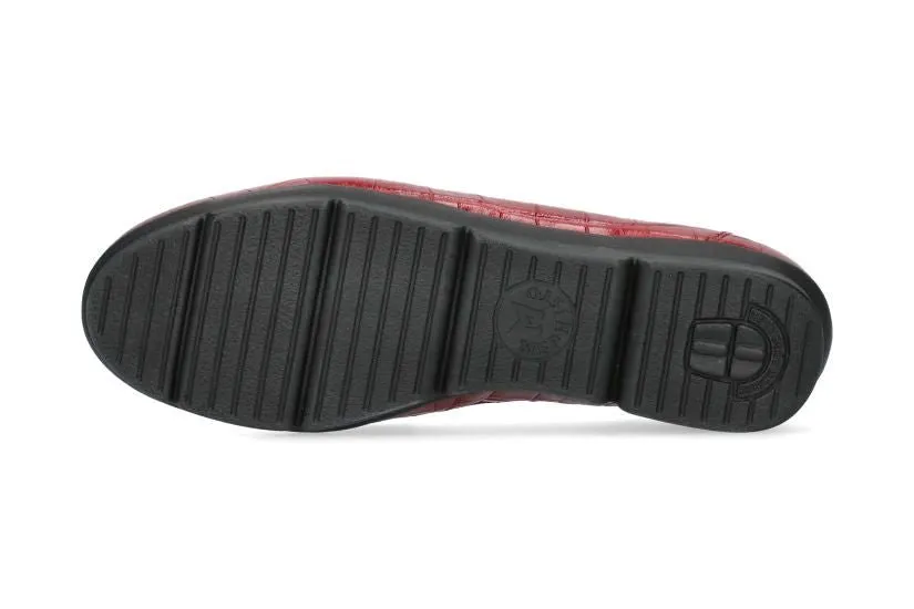 'Diva' women's moccasin - Red