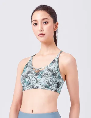 easyoga LESPIRO Twin X Bra - F56 Pinecones Tree