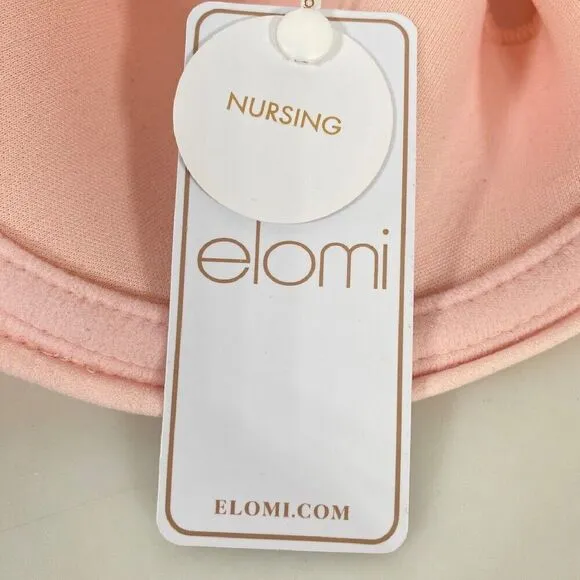 Elomi Womens Molly Nursing Bra 32O Pink Underwire Full Coverage Adjustable Strap