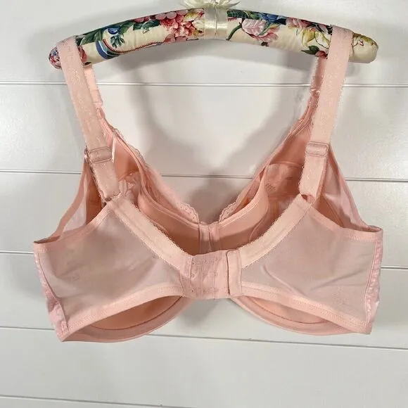 Elomi Womens Molly Nursing Bra 32O Pink Underwire Full Coverage Adjustable Strap