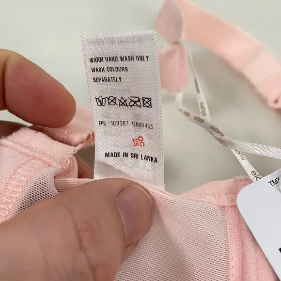 Elomi Womens Molly Nursing Bra 32O Pink Underwire Full Coverage Adjustable Strap
