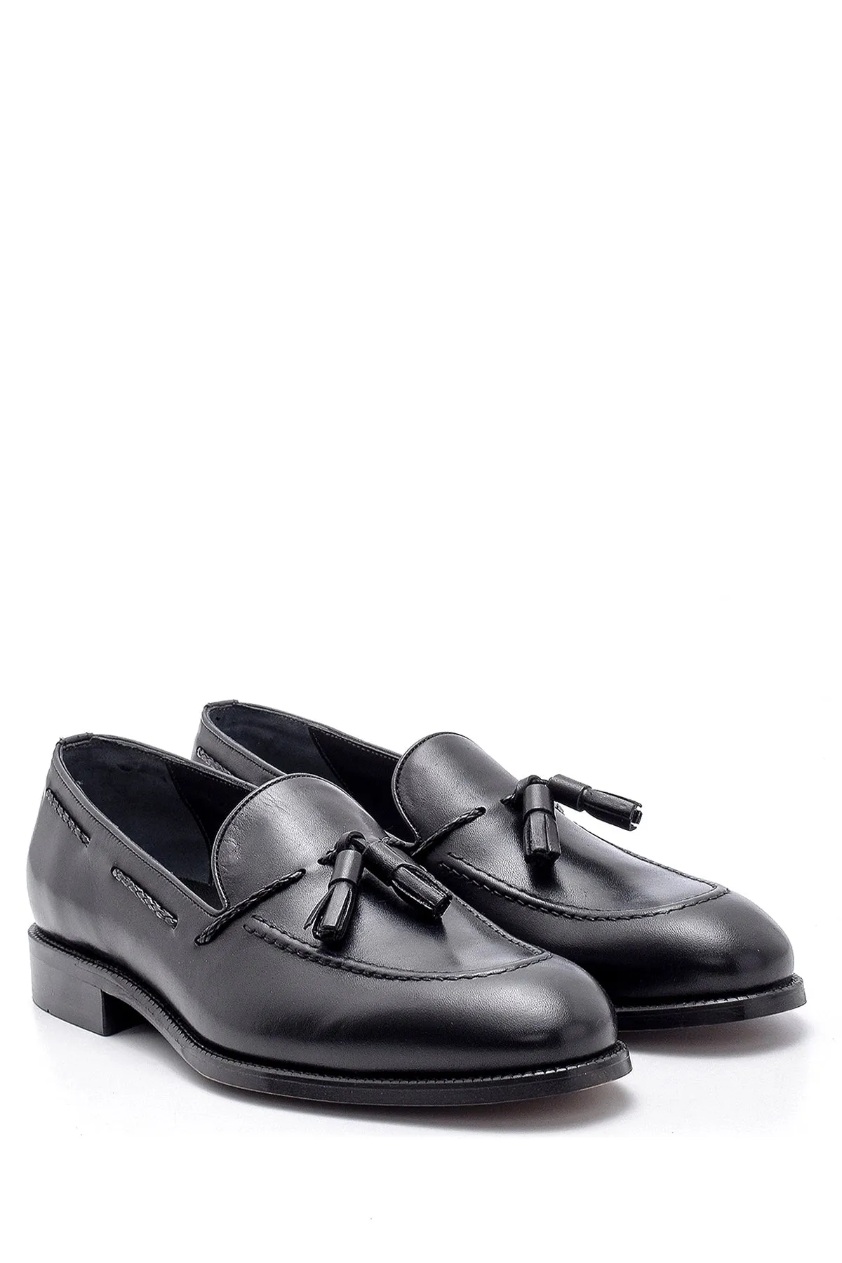 Erkek Deri Püskül Detaylı Loafer