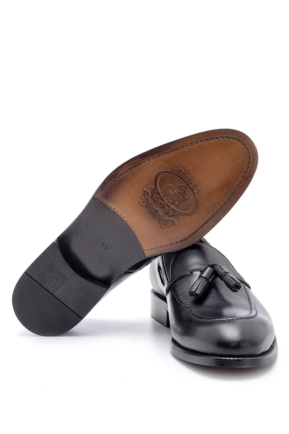 Erkek Deri Püskül Detaylı Loafer