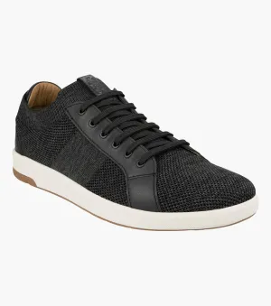 Florsheim Men's Crossover Knit Lace to Toe Sneaker - Black