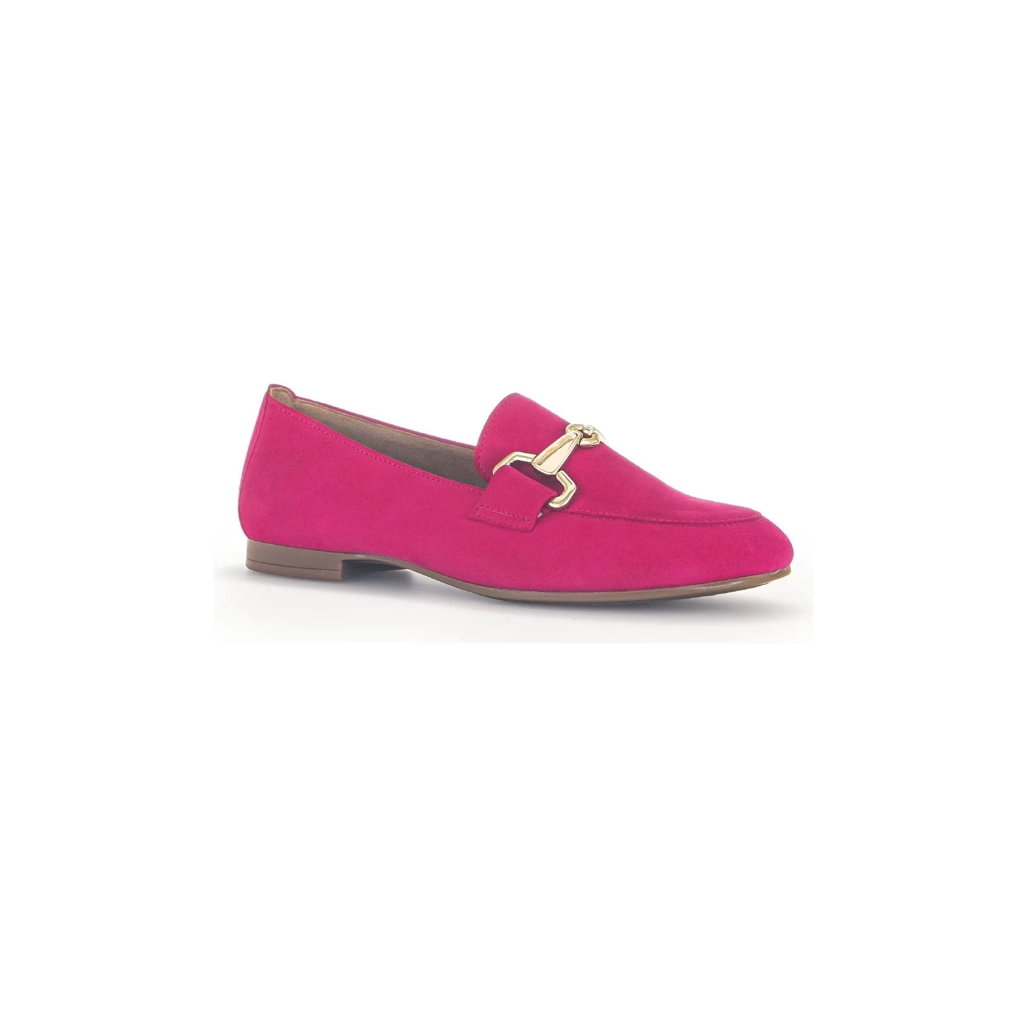 Gabor Jangle - Ladies Loafer in Pink Suede