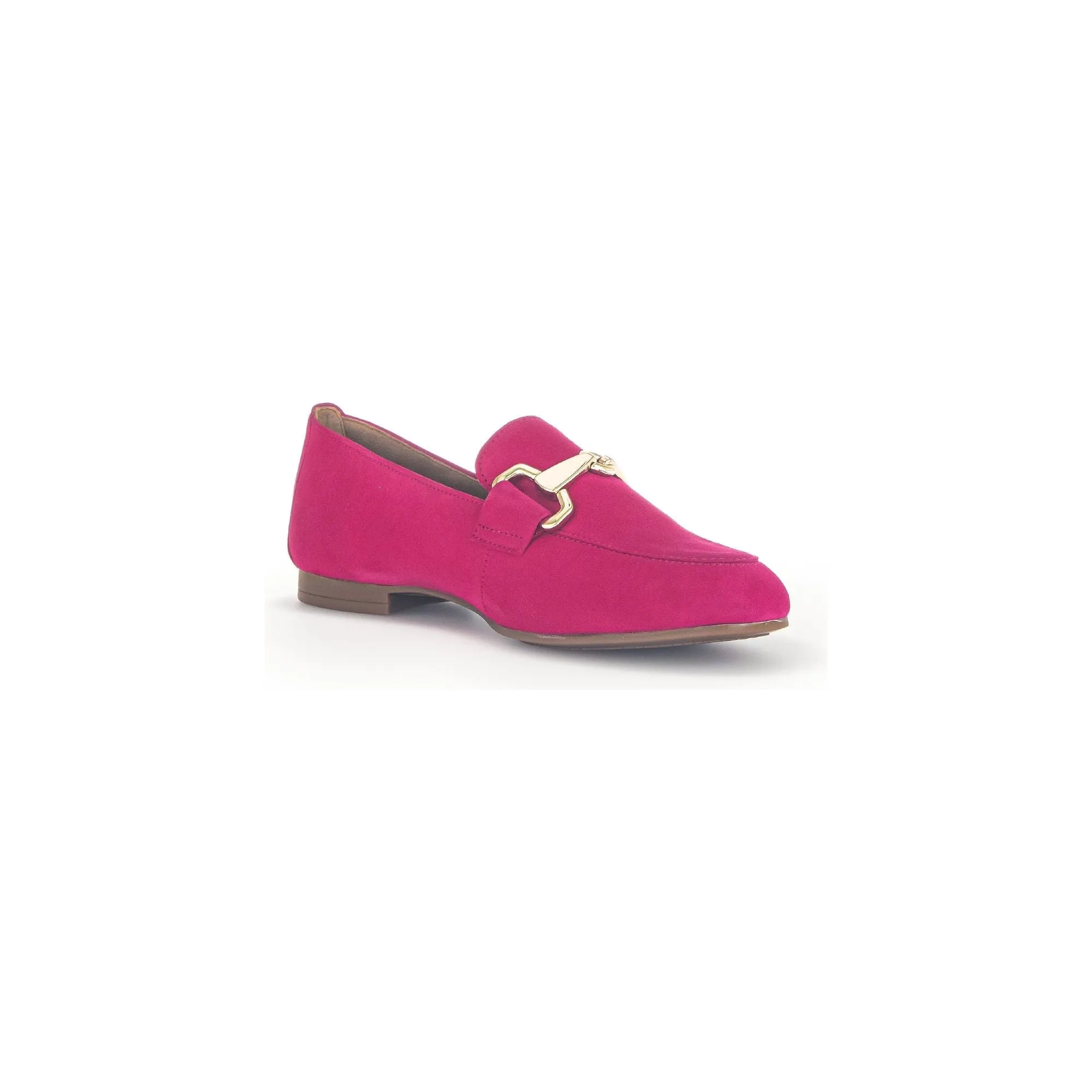 Gabor Jangle - Ladies Loafer in Pink Suede