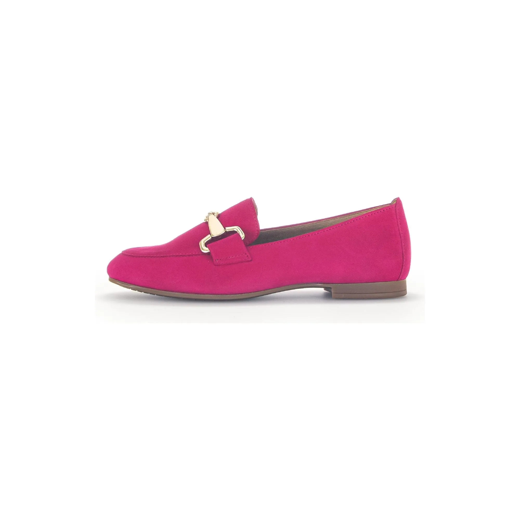 Gabor Jangle - Ladies Loafer in Pink Suede