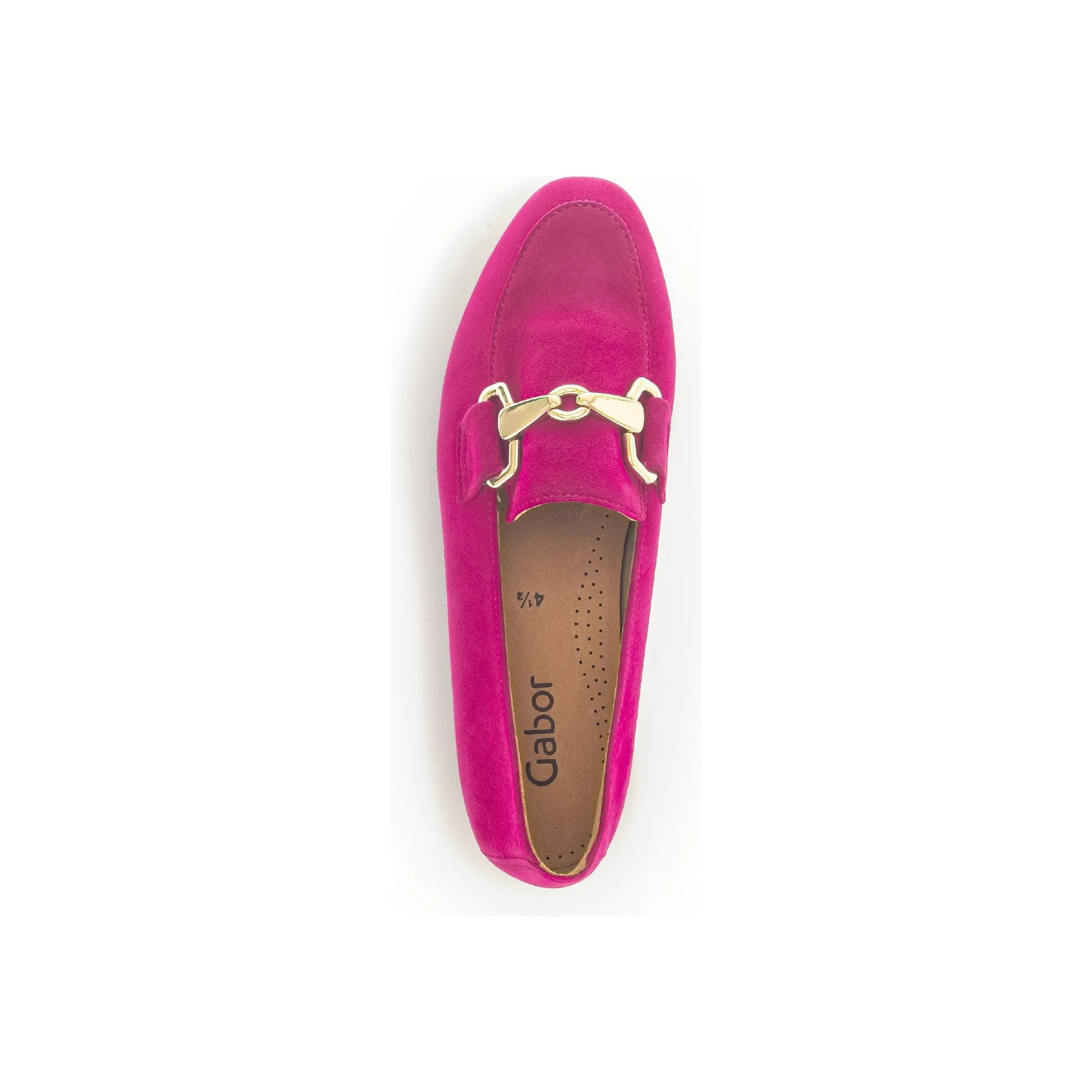 Gabor Jangle - Ladies Loafer in Pink Suede