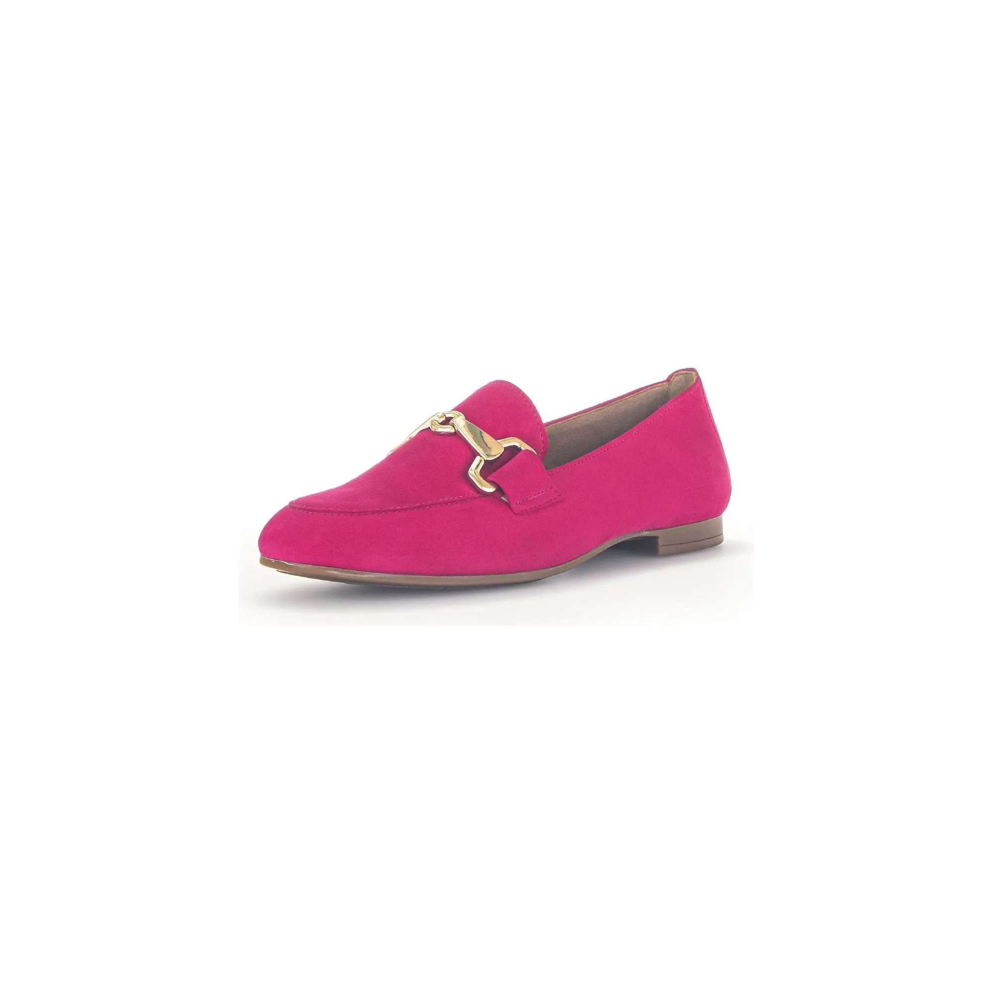 Gabor Jangle - Ladies Loafer in Pink Suede