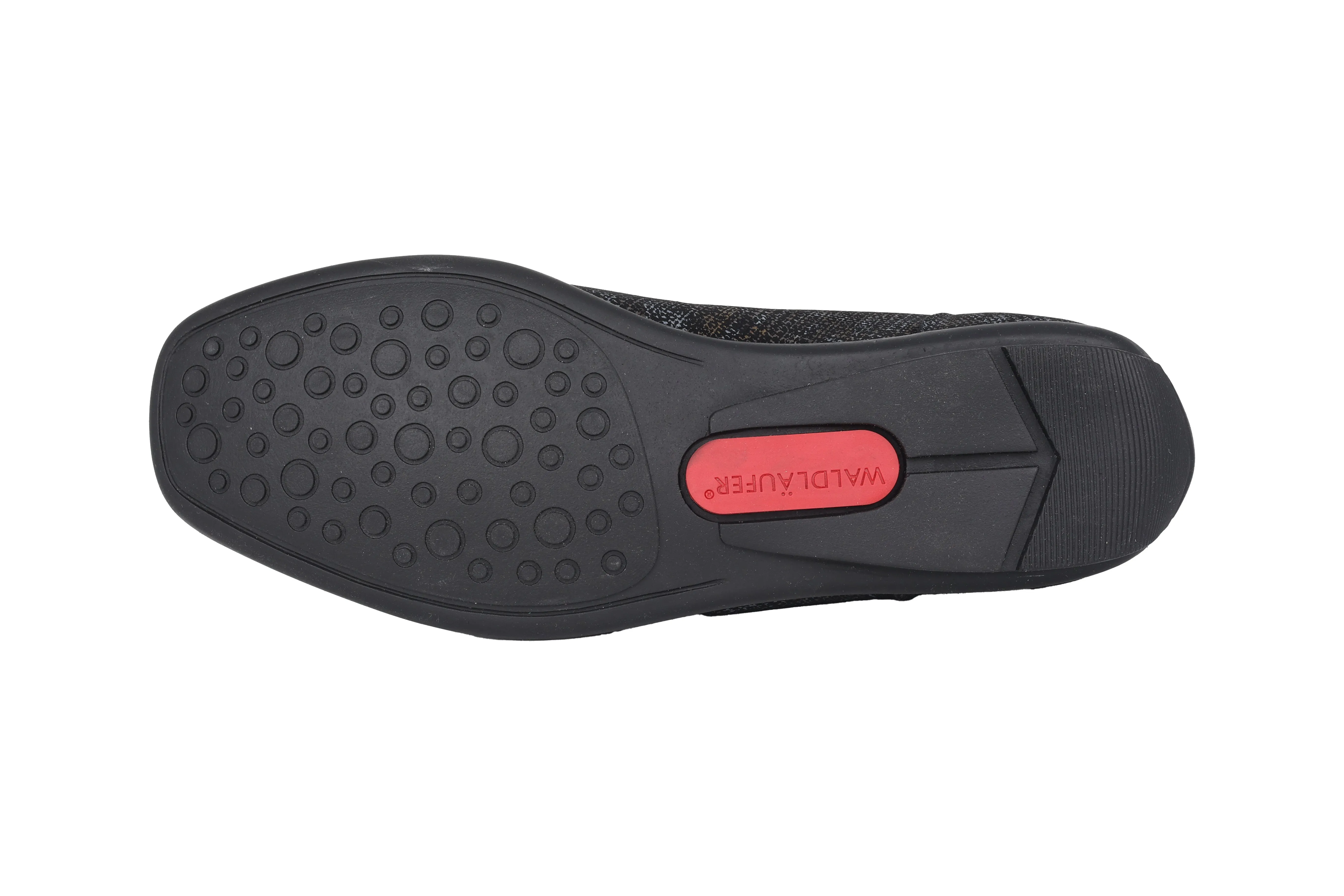 'Harriet' women's wide fit (H) moccassin - black
