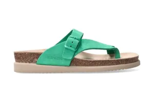'Helen' women's thong slide sandal - green