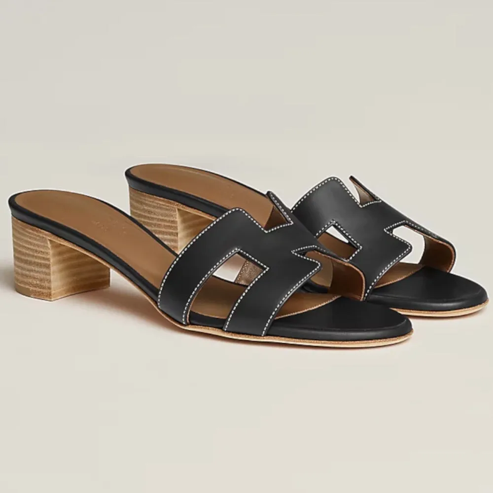 HERMÈS OASIS H MULE SANDALS
