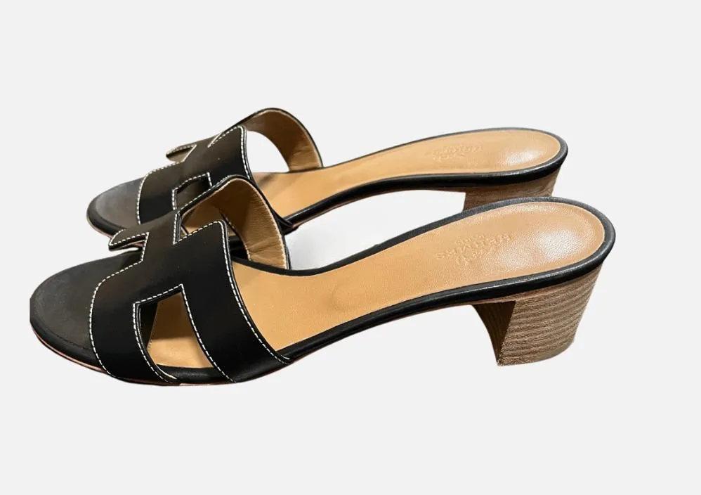 HERMÈS OASIS H MULE SANDALS