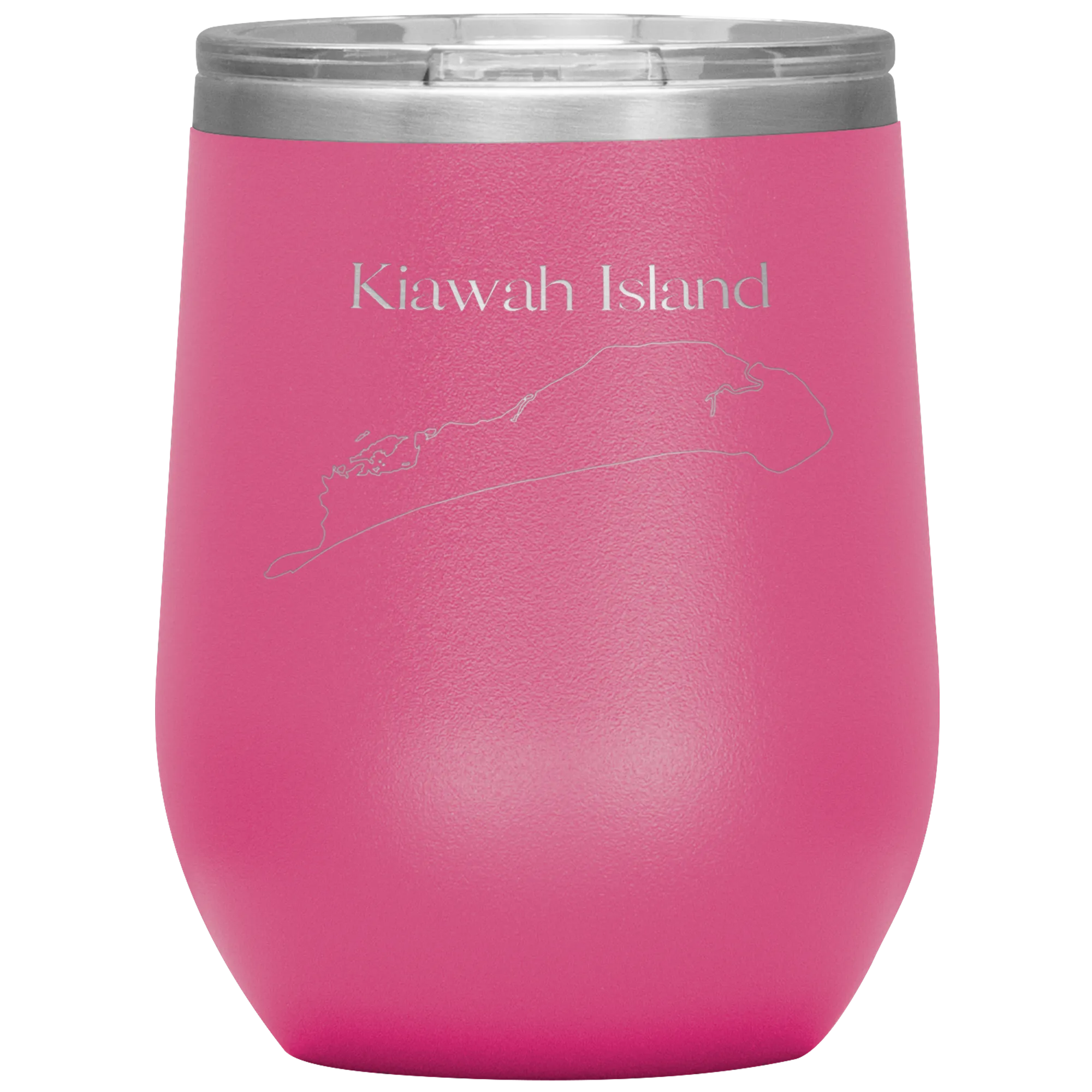 Kiawah Island Map Wine Tumbler