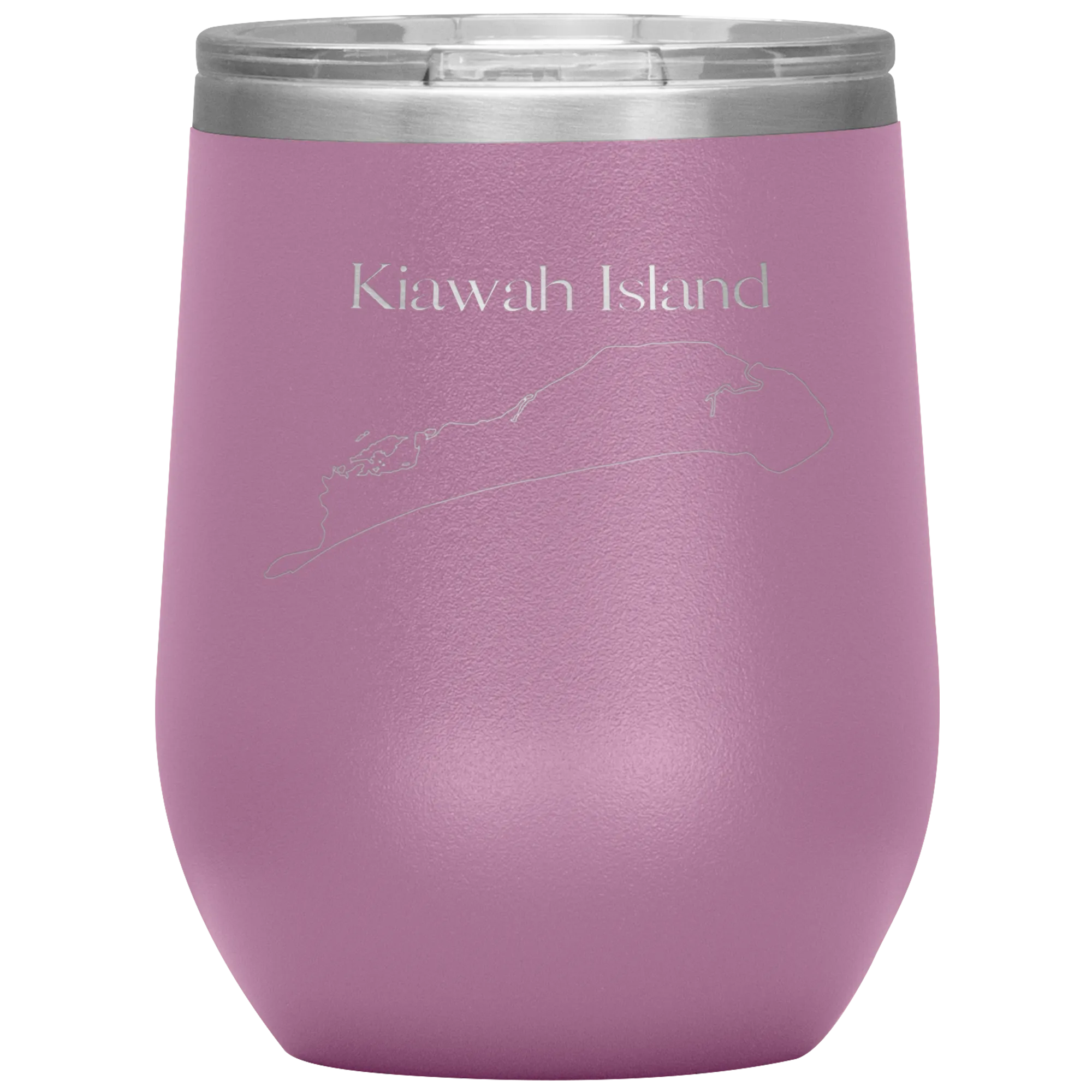 Kiawah Island Map Wine Tumbler