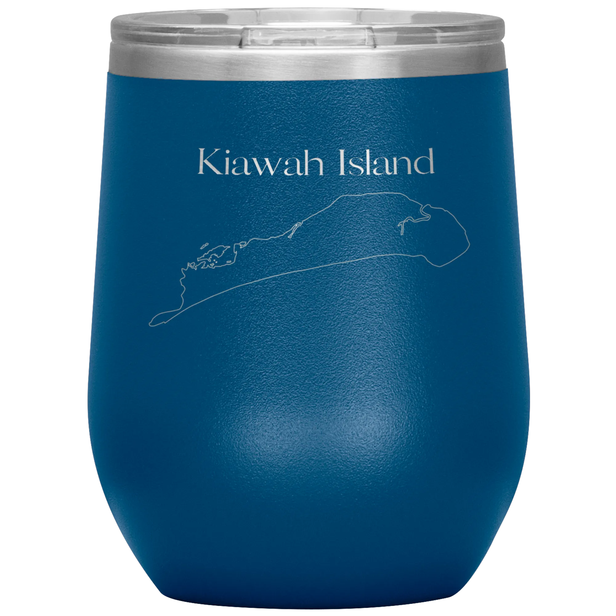 Kiawah Island Map Wine Tumbler