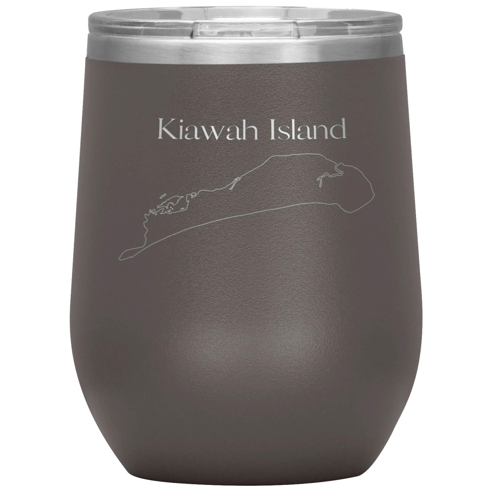 Kiawah Island Map Wine Tumbler