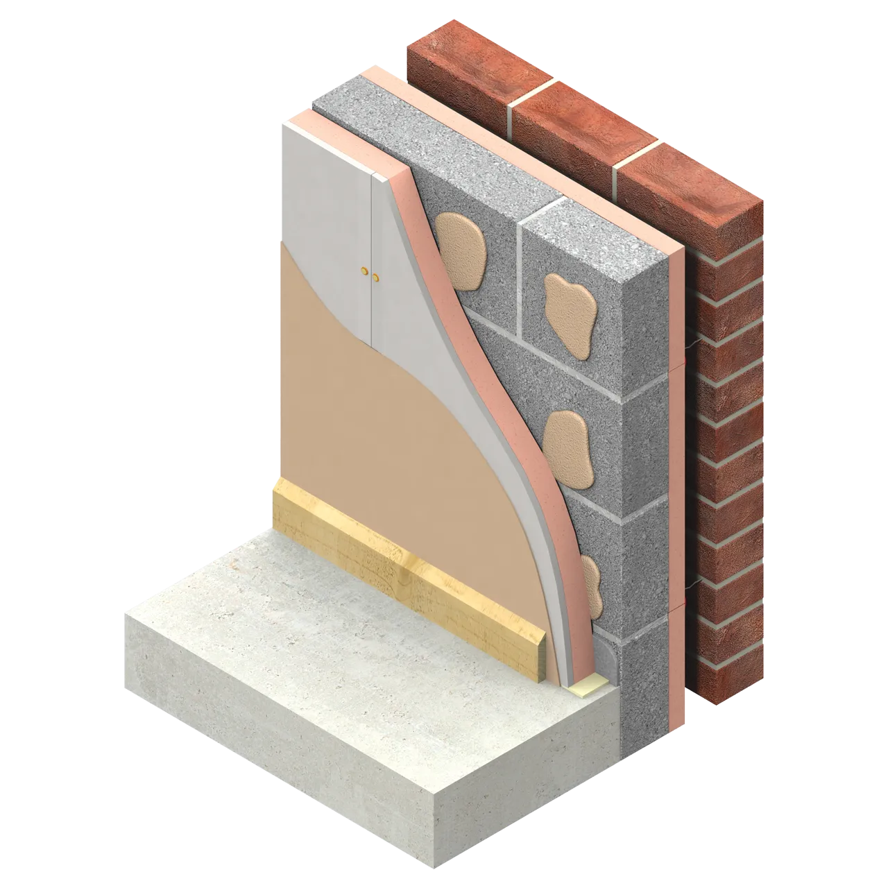 Kingspan Kooltherm K118 Insulated Plasterboard - 2400mm x 1200mm x 57.5mm (pack of 14 sheets 40.32m2)