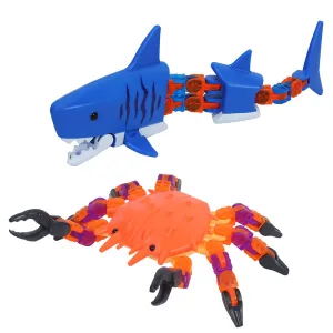 Klixx Creaturez 2 Pack - Shark   Crab