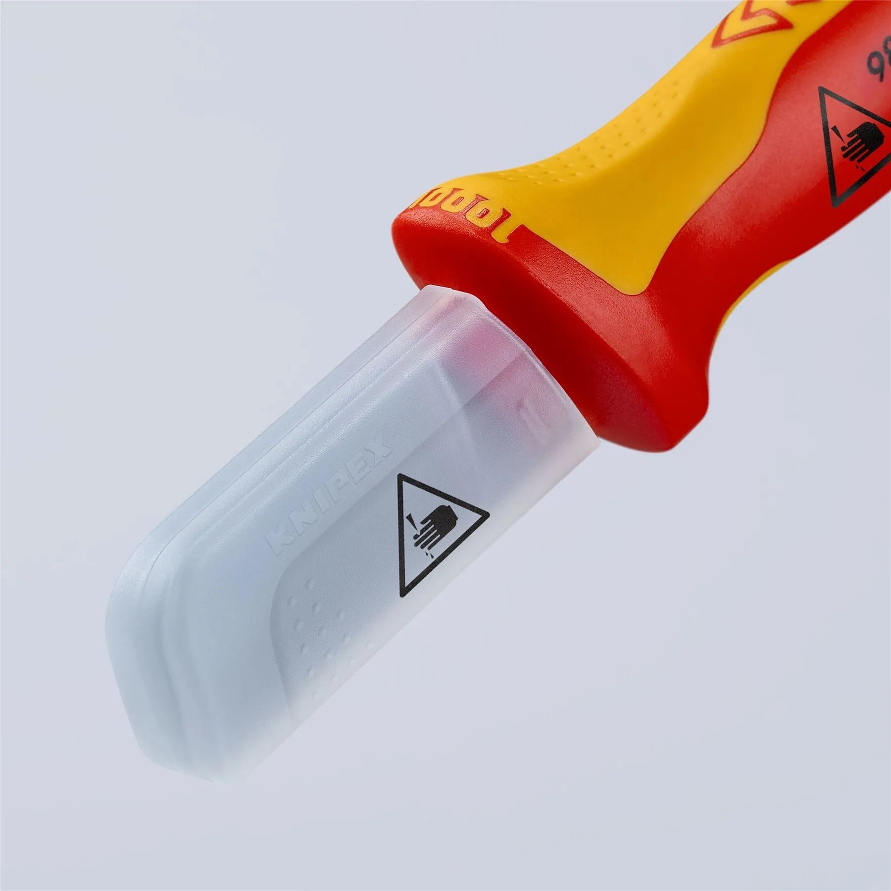 KNIPEX Cable Knife VDE Insulated Multi Component Handle 50mm Blade Length 98 52 SB