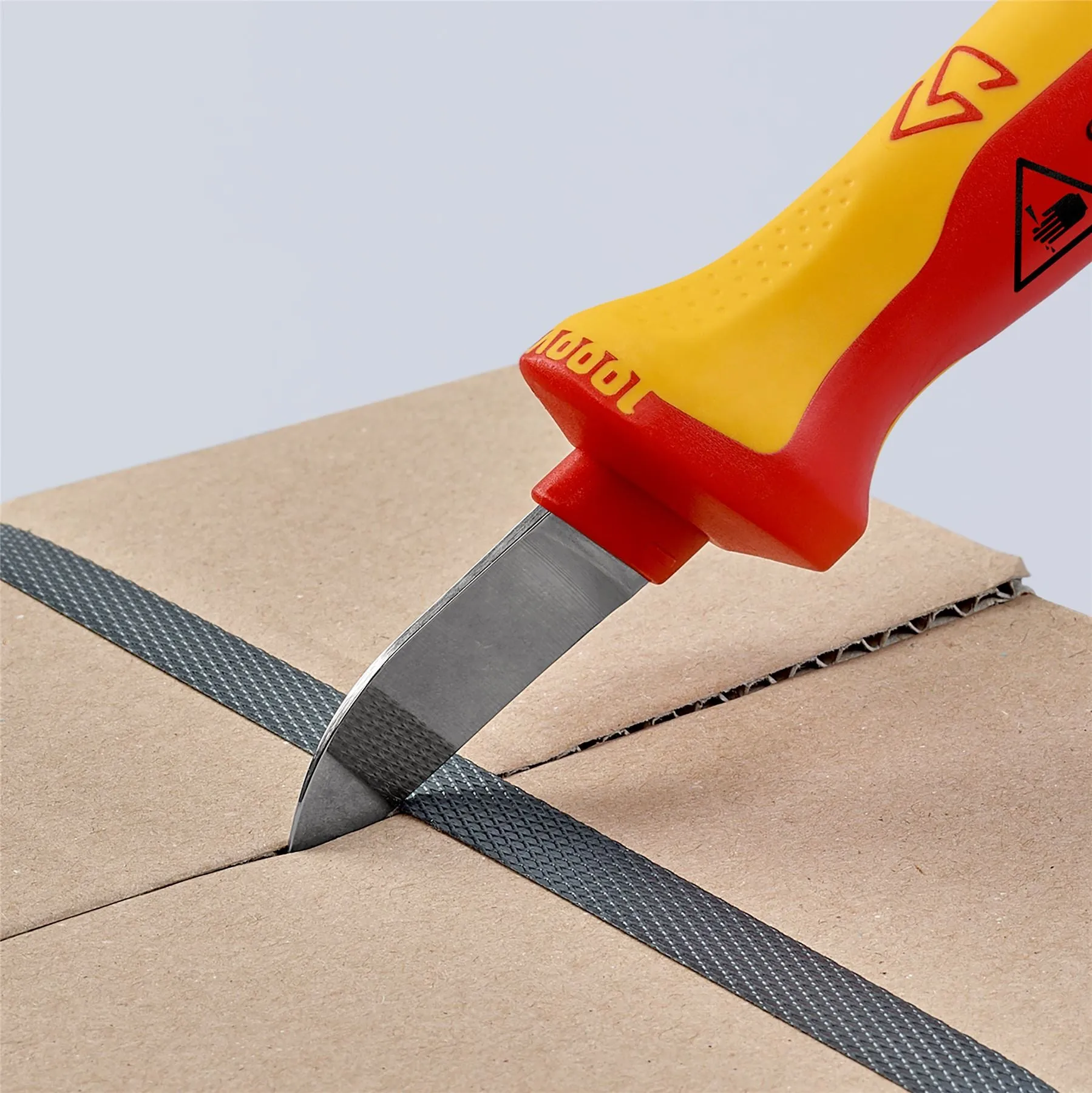 KNIPEX Cable Knife VDE Insulated Multi Component Handle 50mm Blade Length 98 52 SB
