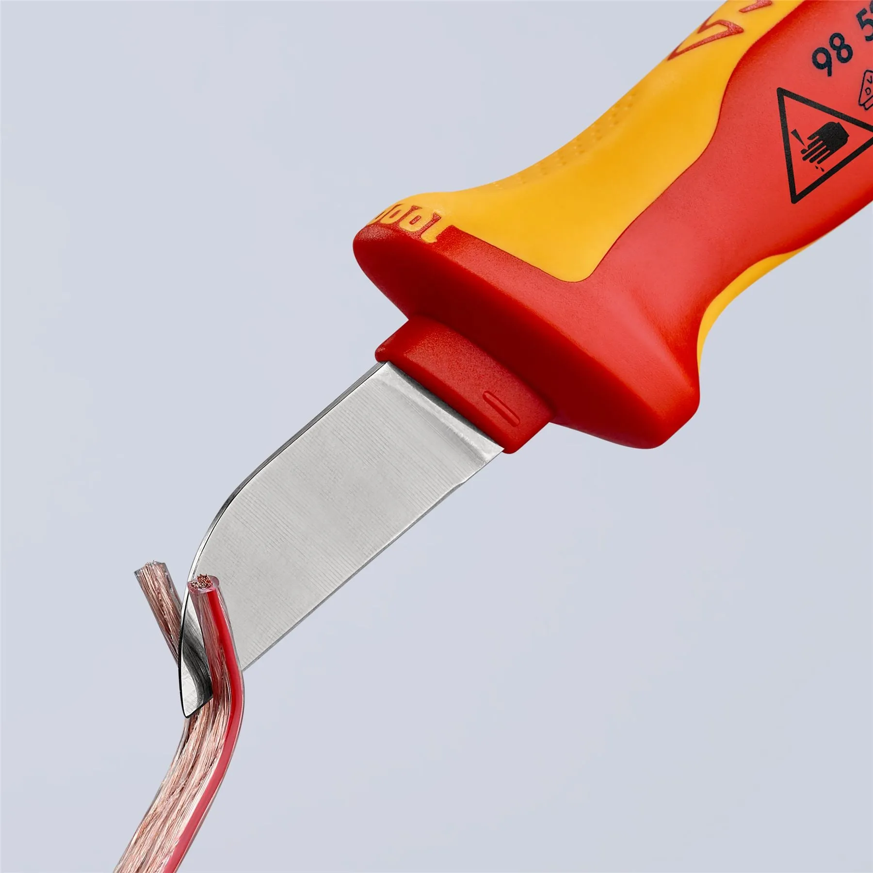 KNIPEX Cable Knife VDE Insulated Multi Component Handle 50mm Blade Length 98 52 SB