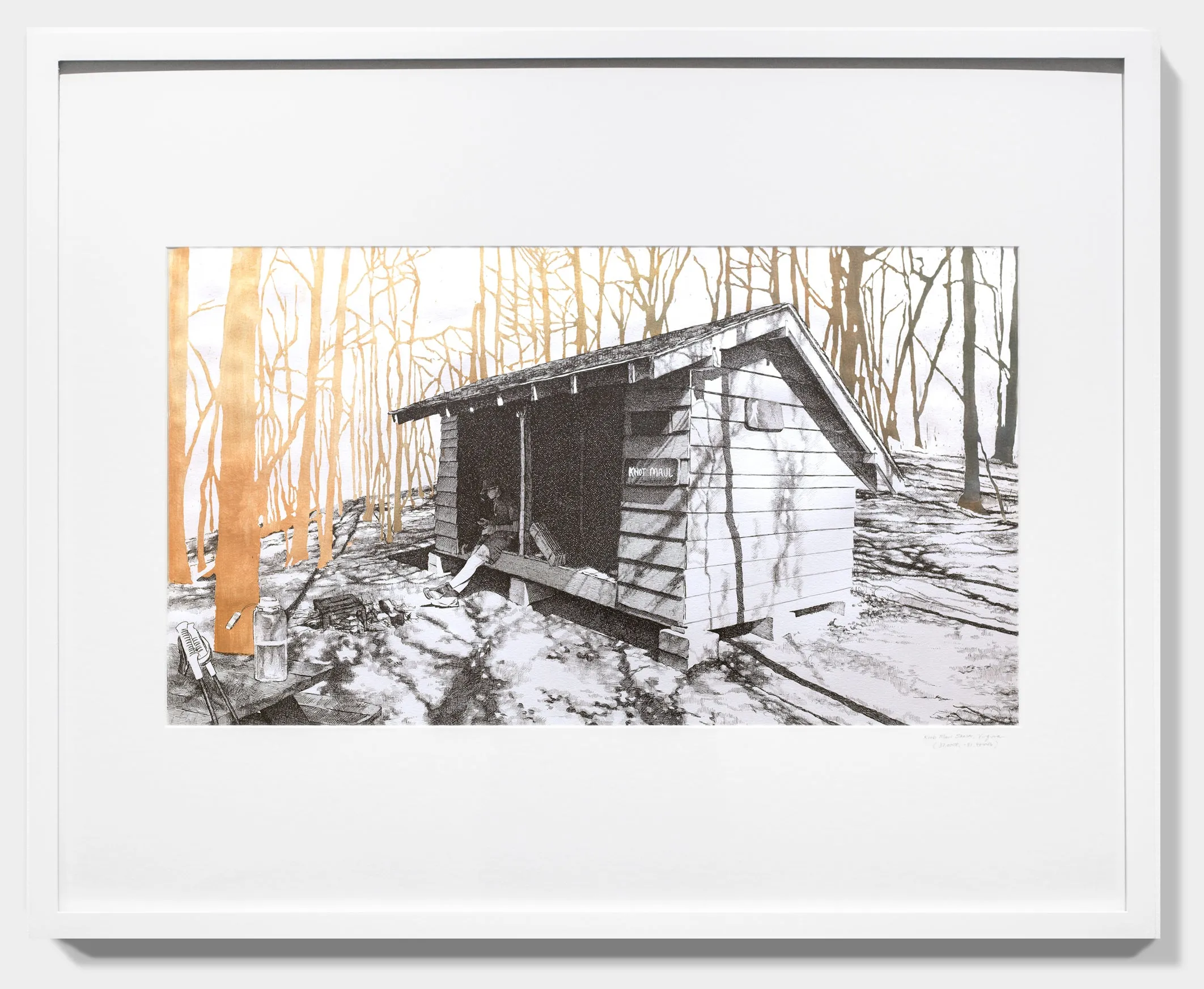 Knob Maul Shelter, Virginia, [ 37.0008, -8140446 ]